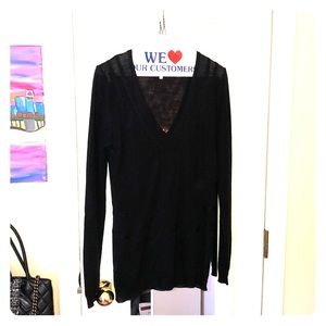 BCBGeneration black oversized cotton sweater